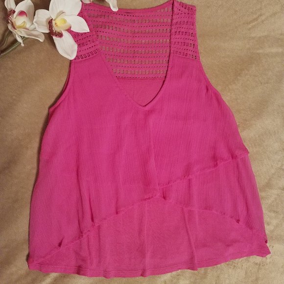 INC - Pink Tank / sleeveless blouse - Picture 5 of 14
